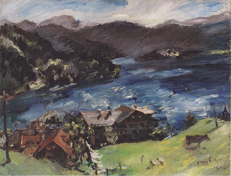 Lovis Corinth Landscape with cattle France oil painting art